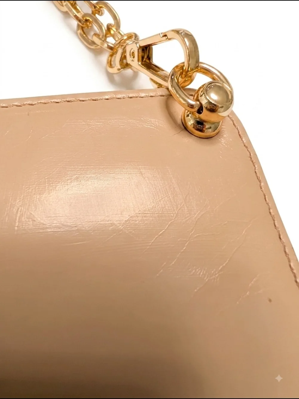 Authentic Prada Leather Bow Zip Around Wallet With Unbranded Chain Conversion